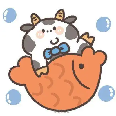 可爱小牛牛新年头像明天就是2022年了考试加油