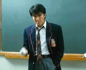 逃学威龙星爷黑板擦丢你gif动图_动态图_表情包下载_soogif