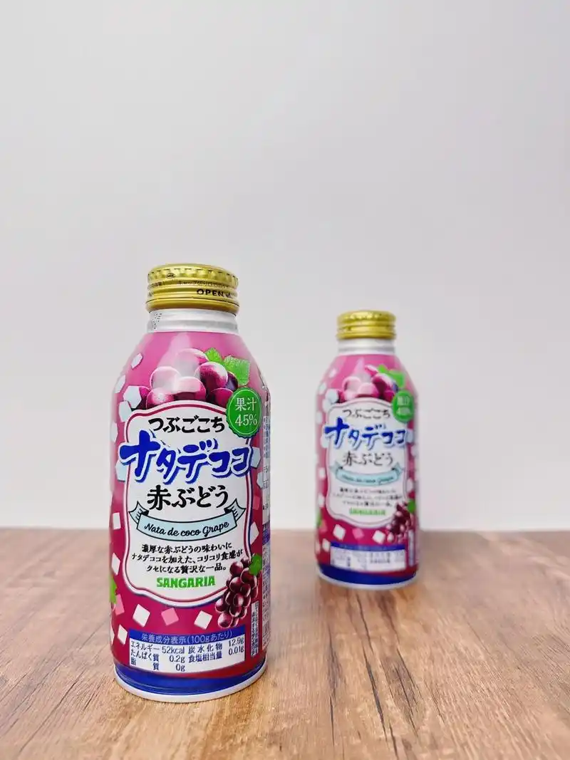 三佳丽椰果葡萄汁.45%果汁含量,浓浓的葡萄味,但不会太甜腻 - 抖音