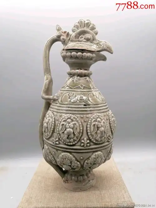 相州窑青瓷凤首壶