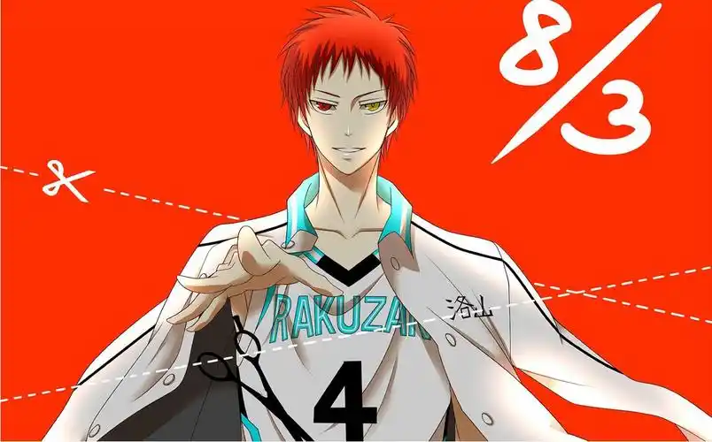 黑子的篮球赤司征十郎ppt背景图片下载