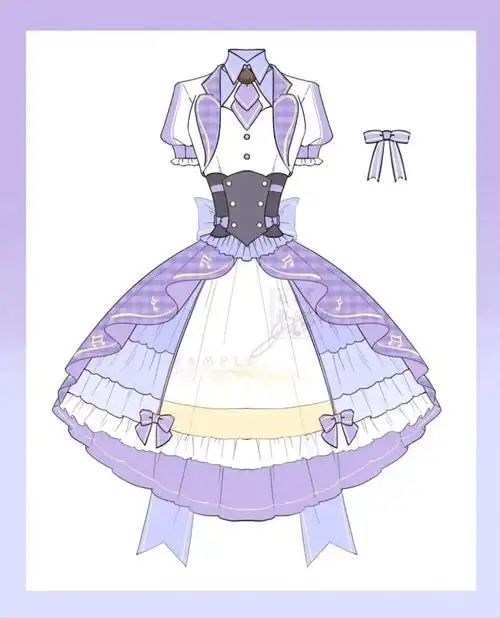 紫色打歌服～|服设定制稿件展示