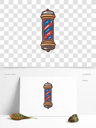 美发理发店灯箱转灯 i>led /i>挂墙广告灯元素