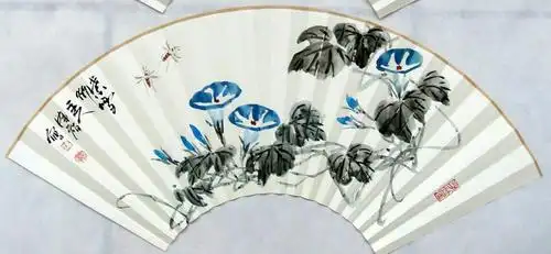 潘泽智写意花鸟画(圆光.扇面)系列