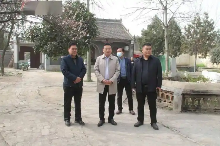 县委常委宣传部部长县政府副县长李东调研上蔡县人文古迹和文化产业