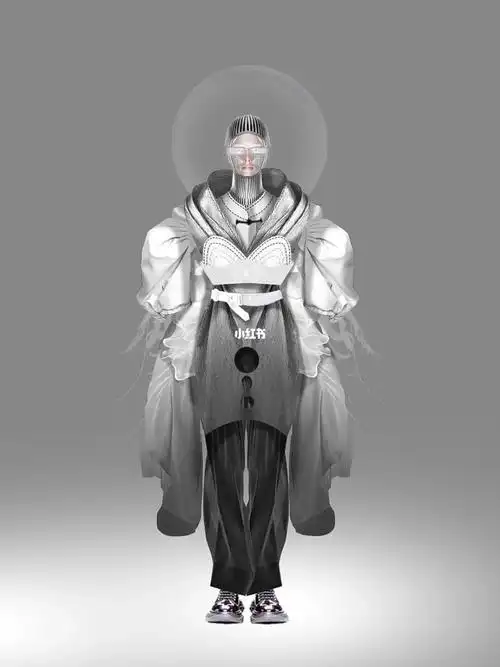 服装设计 元宇宙未来科技感服装效果图分享