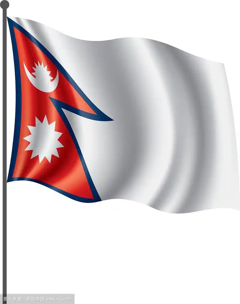 尼泊尔国旗上有白色