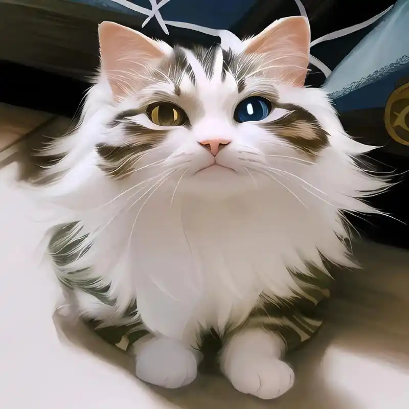 快把你家猫咪二次元的照片发出来.ai绘画,猫咪一键变漫画.# - 抖音