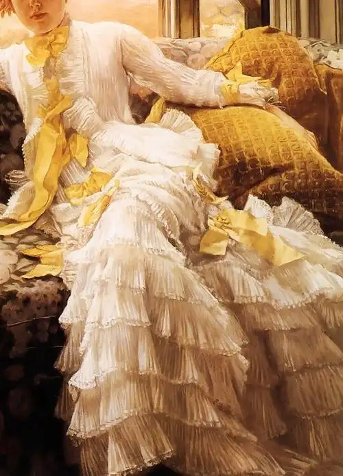 古典艺术##复古时尚#西方油画中的华丽裙摆,不得不惊叹,欧洲画师媒