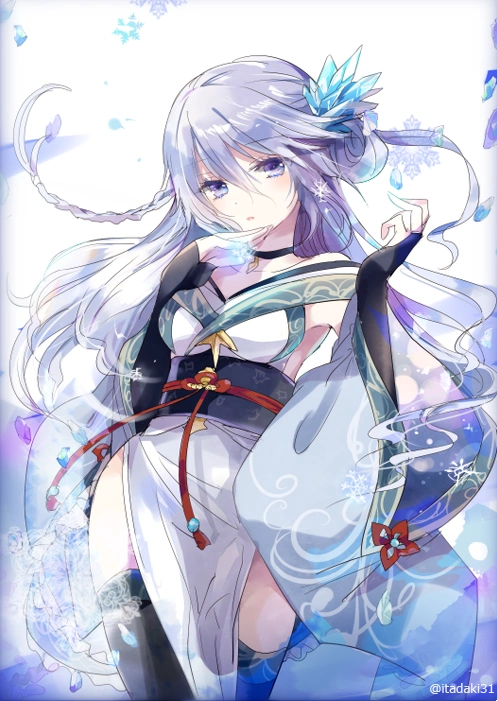 p站美图推荐——白毛特辑