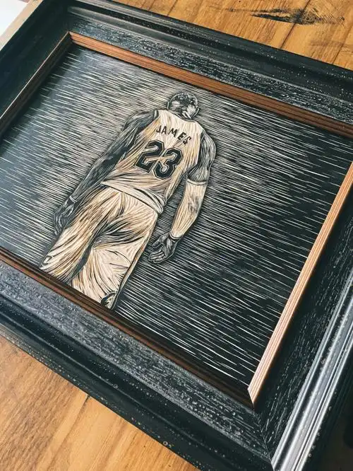 詹姆斯手工木刻版画制作分享