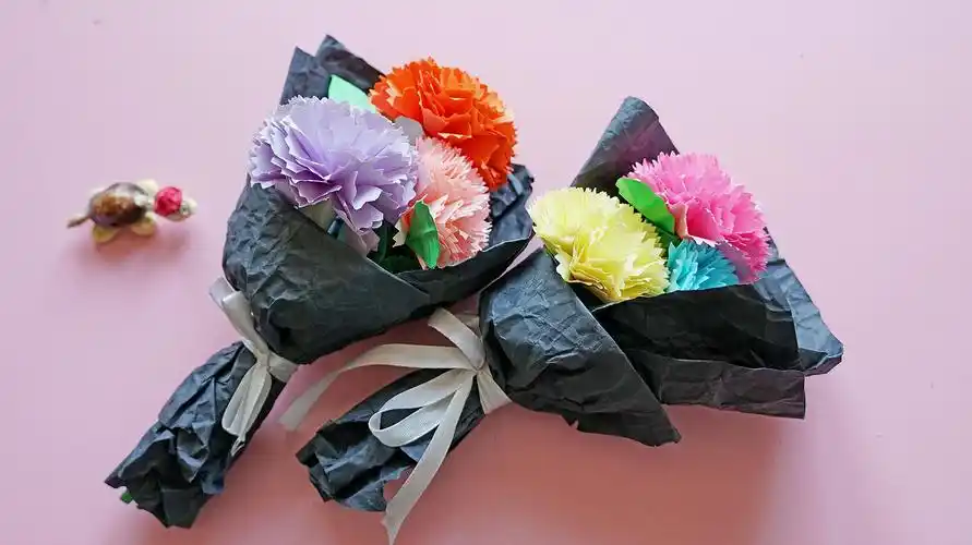 折纸手工花束用巧手折一捧真爱