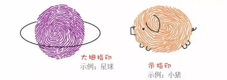 家长须知等孩子熟悉了,家长可以鼓励孩子自己用自己的手指创作指印画