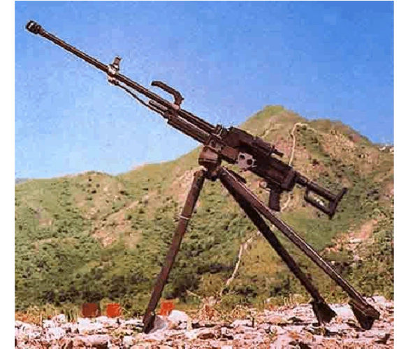 中国陆军现役装备89式12.7毫米重机枪