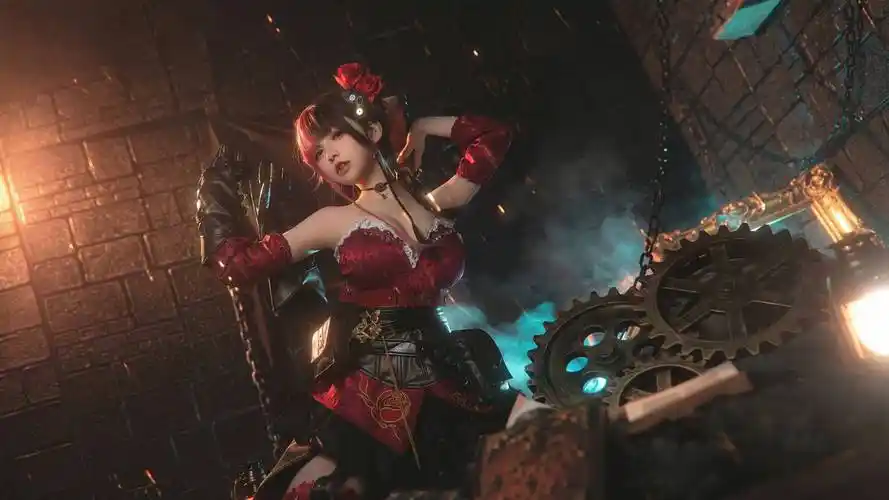 六二二同学cos写真天谕手游炎天