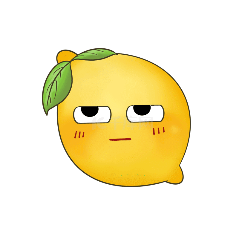 柠檬酸了嫉妒无语翻白眼emoji表情包动图gif