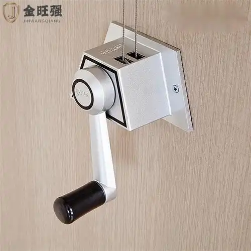 60晾衣架手摇器手摇升降原装维修配件升降器摇手手柄银色6680a手摇