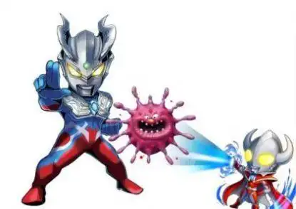 怪兽动图下载2021_核酸检测奥特曼打怪兽gif视频表情包下载-刷机之家