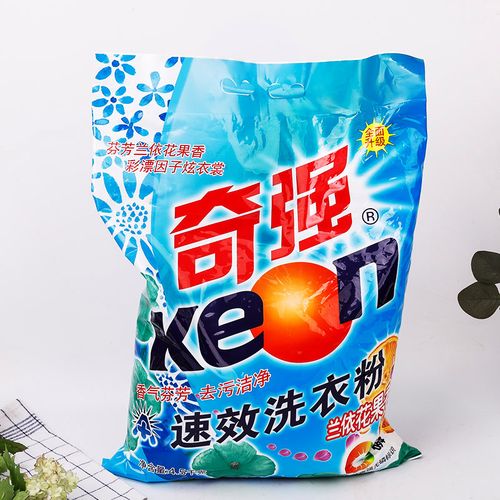 奇强速效洗衣粉兰依花果果香45kg香味持久洗衣粉