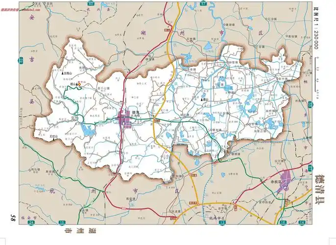 德清县地图_湖州地图_高清版_下载-政区地图