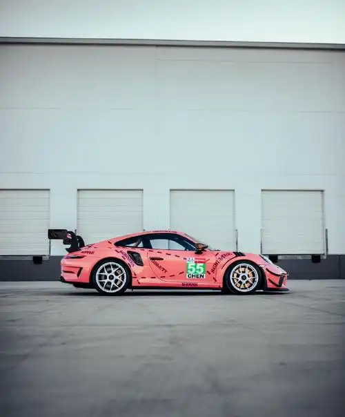 粉猪涂装#保时捷911gt3