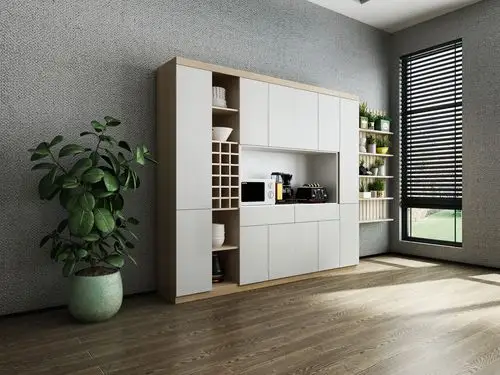 一组餐边柜|空间|室内设计|爱吃柠檬的设计师