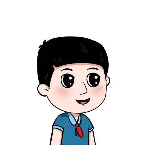 海珠区学科组动漫人物ppt专用《学生》