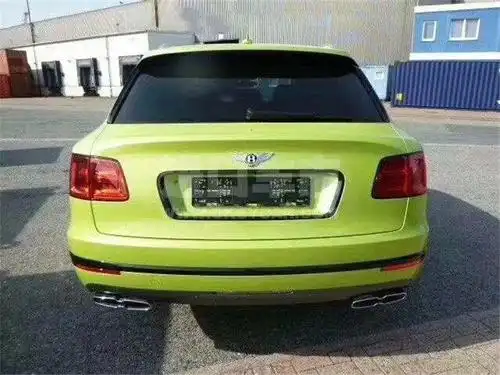 18款宾利汽油添越v8 镭萤绿radium优惠售价