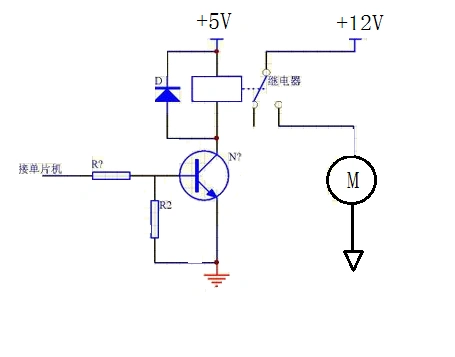 5脚5v继电器接线图