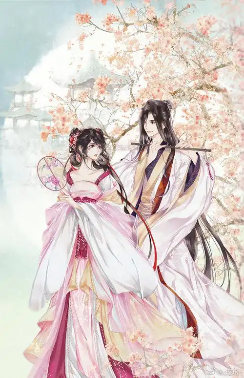 古风情侣画师璎珞