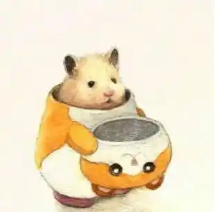 金丝熊太可爱了,主人就把它画下来了!_生活_宠物_样子