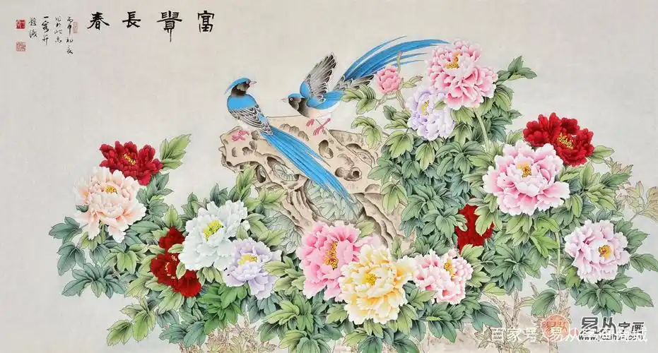 家庭卧室挂画如何选?寓意吉祥的国画花鸟了解一下