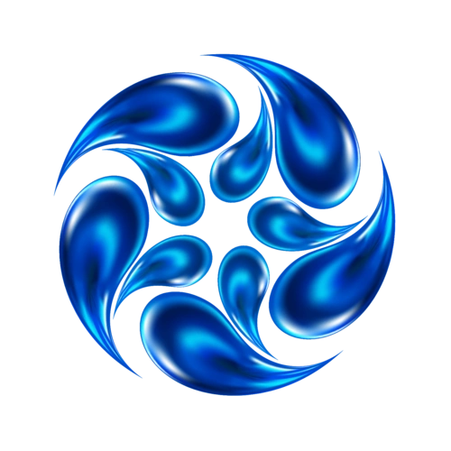 创意立体八卦水珠图片