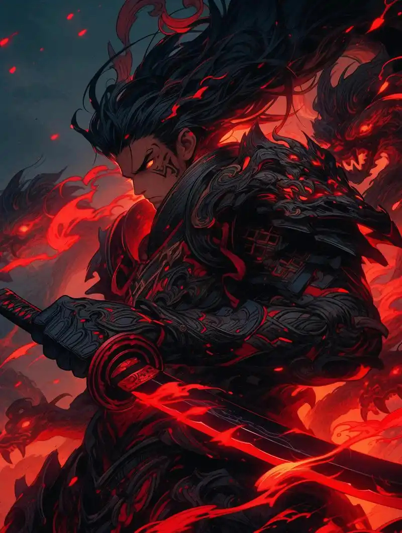 鬼剑士,遇神杀神,遇魔斩魔!#ai绘画