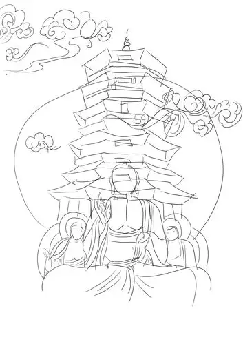 我要画遍古建筑(二)应县木塔