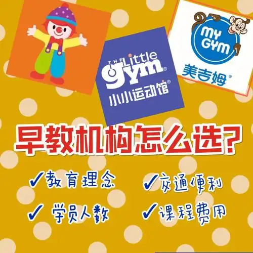 早教机构美吉姆vs小运动馆vs金宝贝