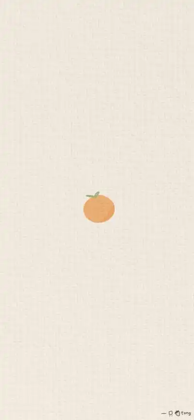 可可爱爱·橘子/橙子壁纸 cr. 一只草莓tong