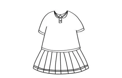 儿童简笔画,彩色简笔画,校服简笔画,简笔画教程,简笔画图片