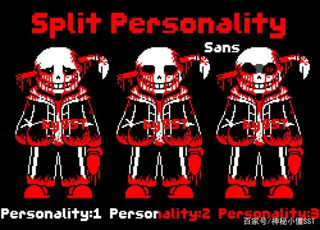 sans会用"双刃"杀害怪物们,而每次化解危机的,则是undyne