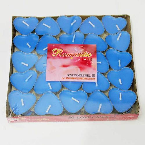 hywlkj小蜡烛无烟摆字情人节七夕求婚表白生日婚庆心形爱心茶蜡 心型