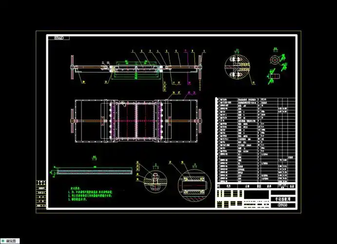 cpf650型手动插板阀制作详图