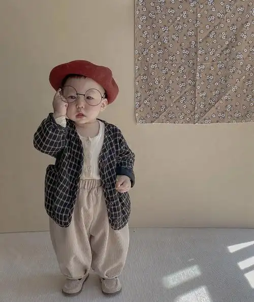ootd一岁宝宝的春秋韩系穿搭附