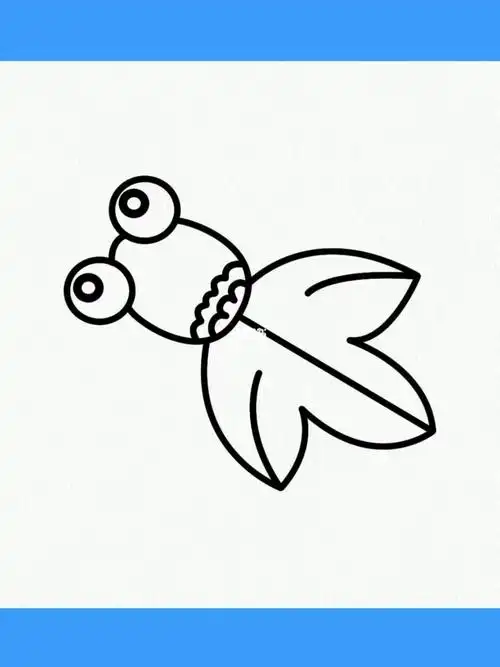 简笔画   #育儿   #小金鱼
