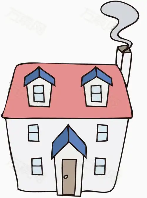 卡通手绘房屋