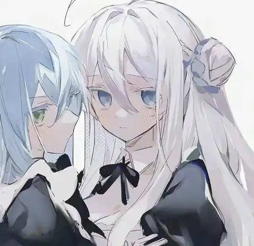 很拽很酷的动漫闺蜜头像_vb_wi-fi_bcy