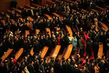 图文大会代表退场