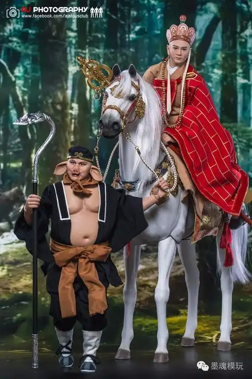 美图开箱inflamestoys16西游记唐僧唐三藏白龙马套装