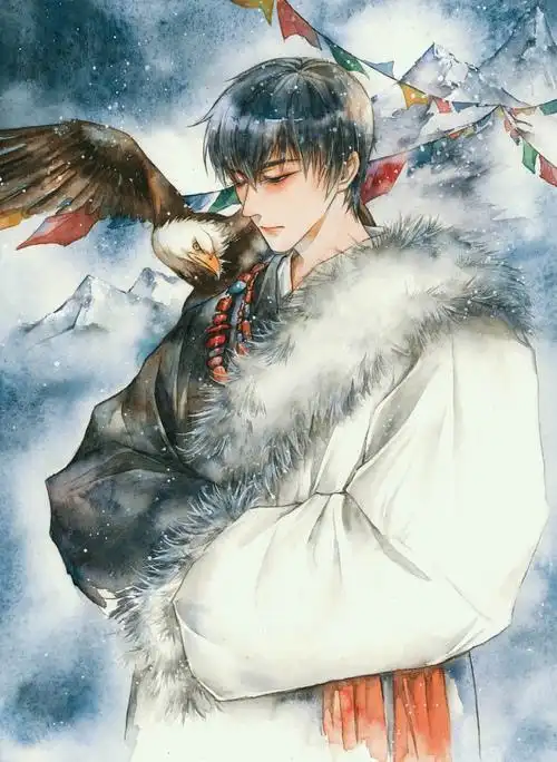 小练习,参考沙海剧版吴邪画的老.