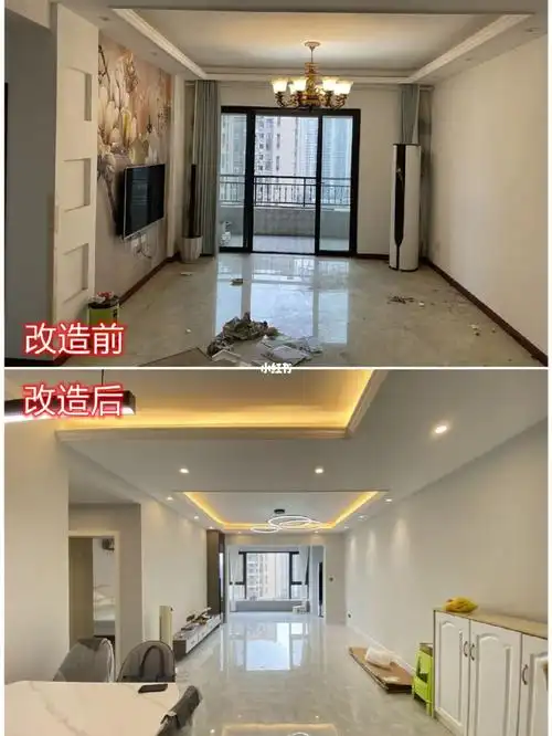 旧房改造前后对比| 灰白色的简约,沉稳大气