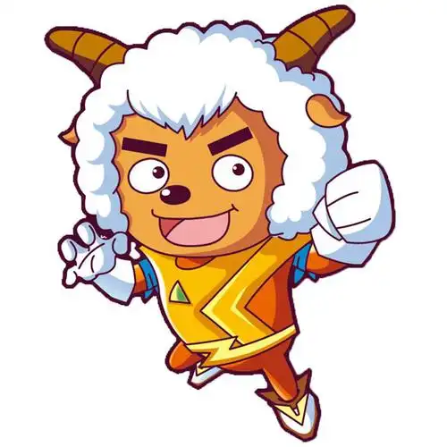 卡通沸羊羊头像图片